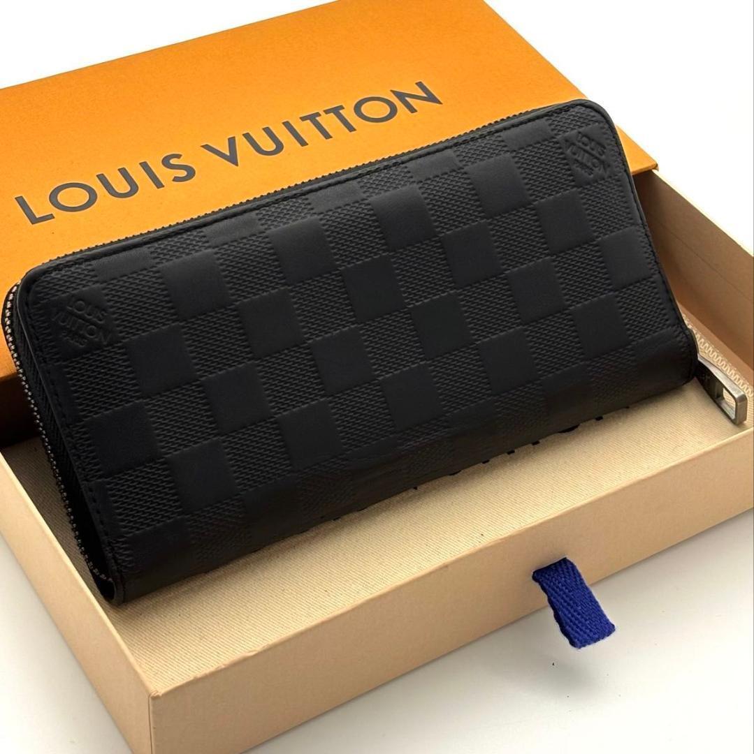 【最高級美品】ルイヴィトン ダミエ アンフィニ ジッピーウォレットヴェルティカル