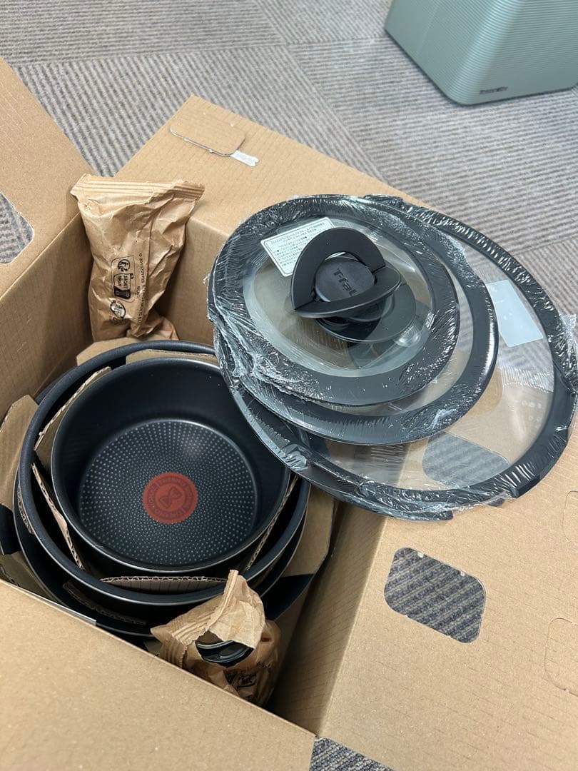 ティファール　鍋フライパン9点セット　フレンチロースト