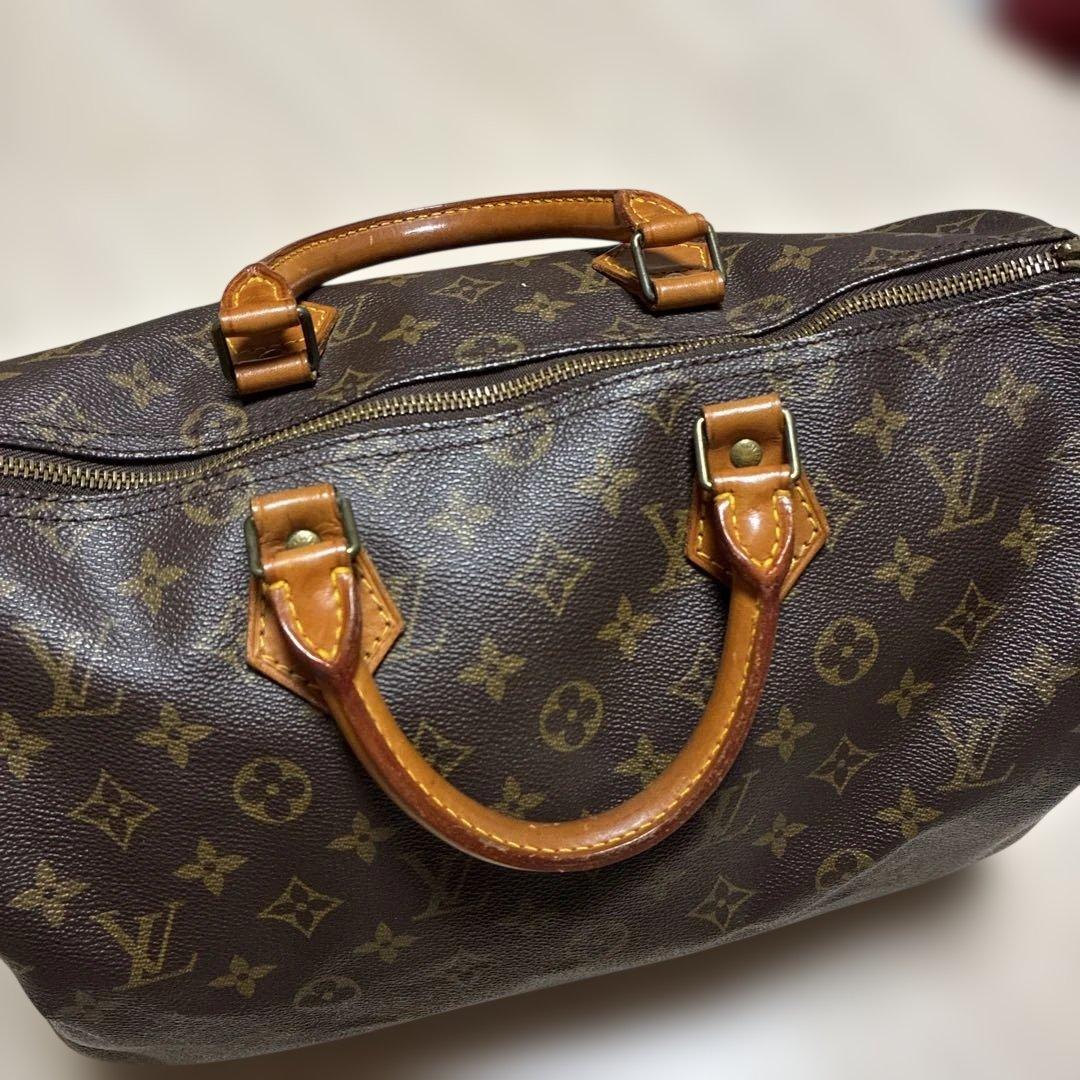 Louis Vuitton ミニボストンバッグ ブラウン　ヴィンテージ品