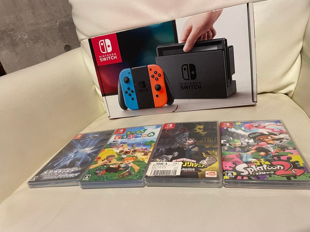 j*a様 Nintendo Switch本体 プロコン付 ソフト5本セット